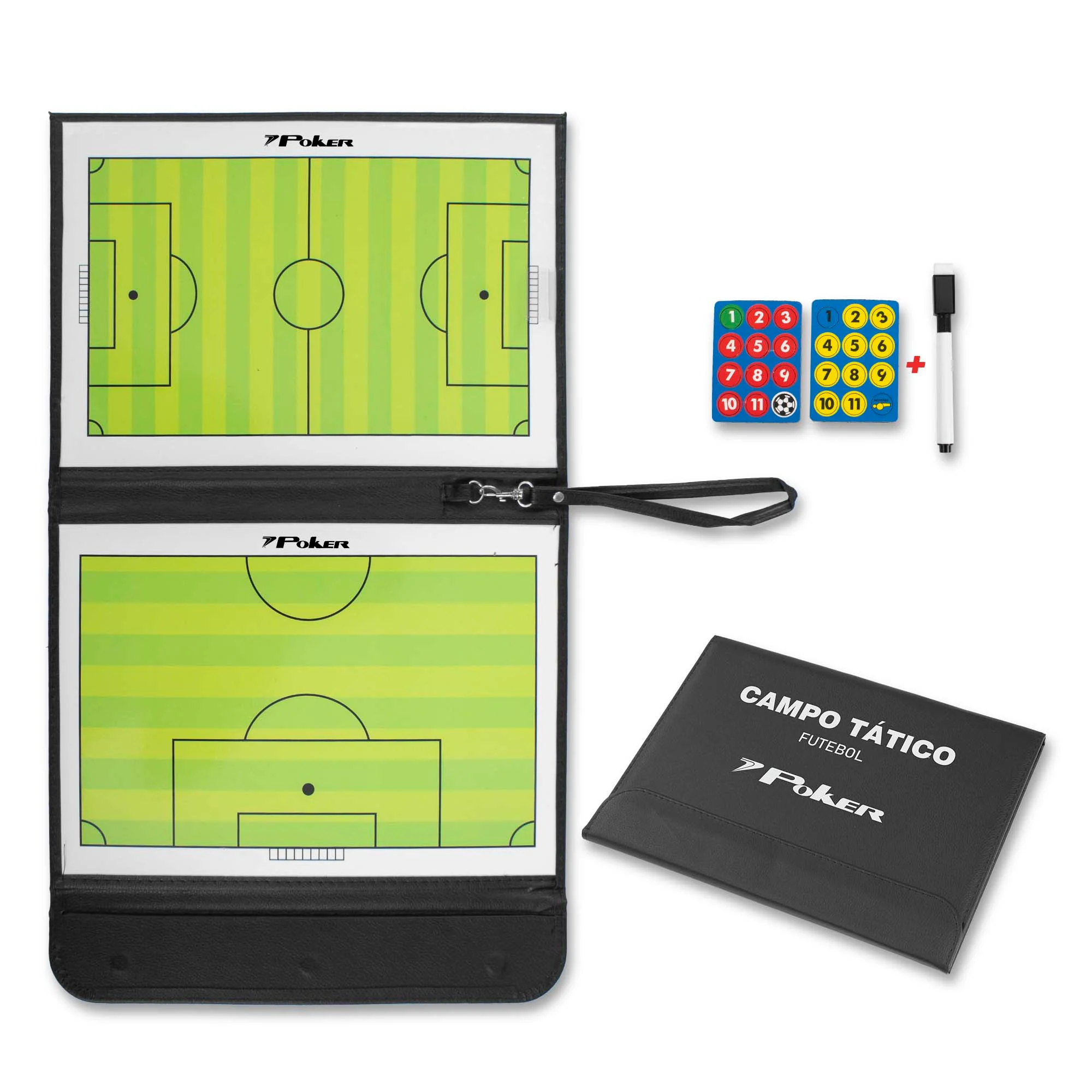 Quadra Tática Futebol c/ Imã e Caneta