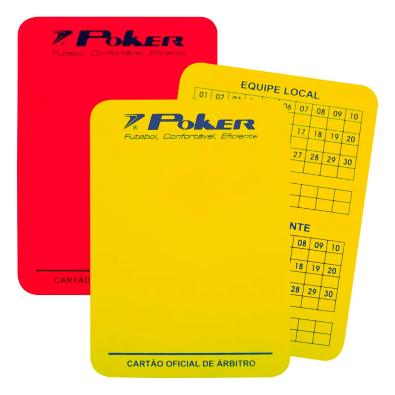 Kit Cartão Árbitro Oficial - Poker